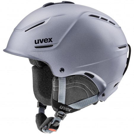 KASK NARCIARSKI UVEX P1US 2.0 SZARY MAT 59-62