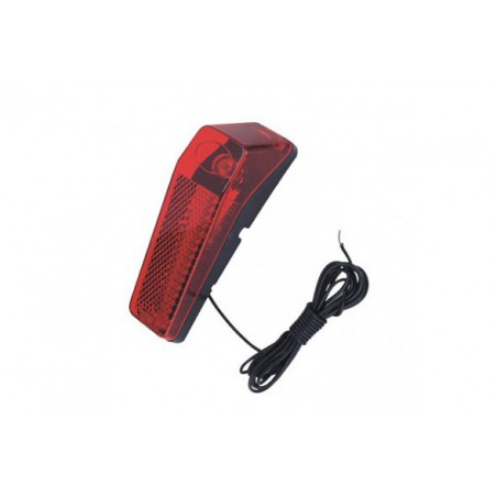 Lampa tylna na błotnik /dynamo/ wąska402  /skręcana/