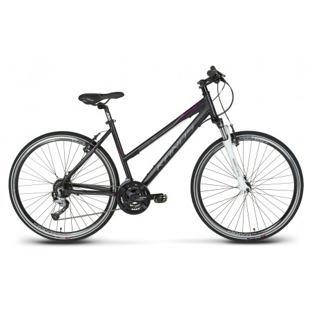 Rower 28 KANDS CROSS LINE 1100 D MTB T AL. Acera czarny-fiol. mat. 19