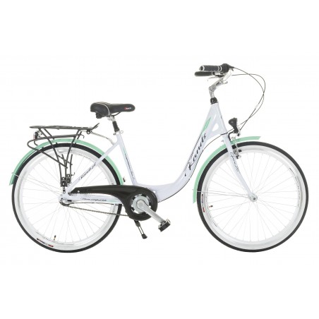Rower 26 KANDS OPERA AL. NEXUS 3-bieg. 19 biało-turkusowy 2017r.