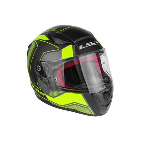 Kask motocyklowy LS2 FF353 RAPID CARRERA czarno-żółty M 57-58cm