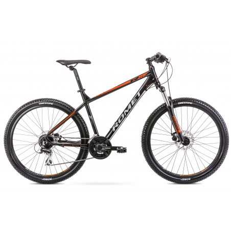 Rower 27,5 ROMET RAMBLER R7.2 czarno-pomarańczowy