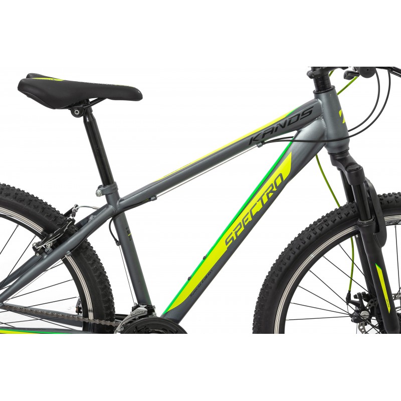 Rower 27,5 KANDS SPECTRO stal. SHS Tourney M 16" grafitżółty mat