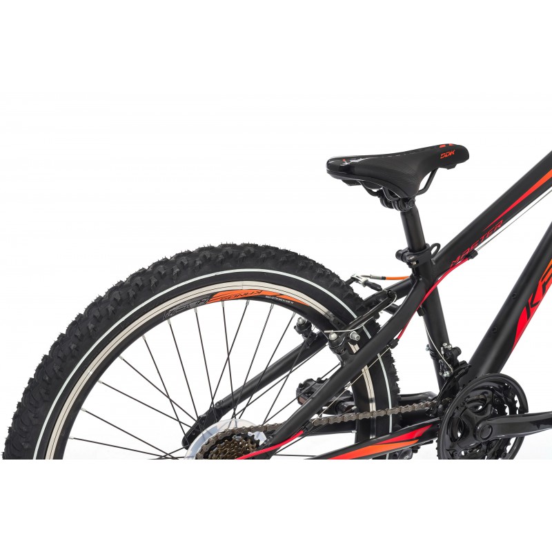 Rower 24 KANDS MASTER DUAL Tourney alum. 14,5 czarnopomarańcz. mat...