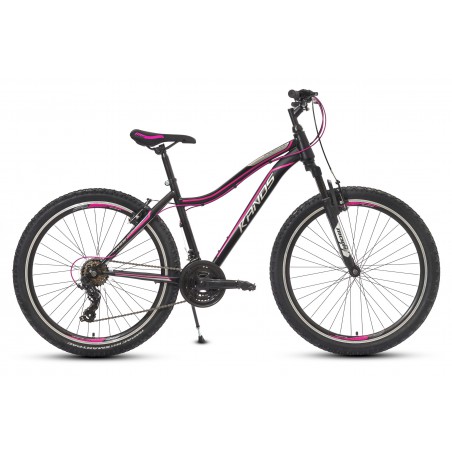 Rower 26 KANDS ENERGY 500 stal. D MTB T TY300/steff 19" czarno-różowy mat