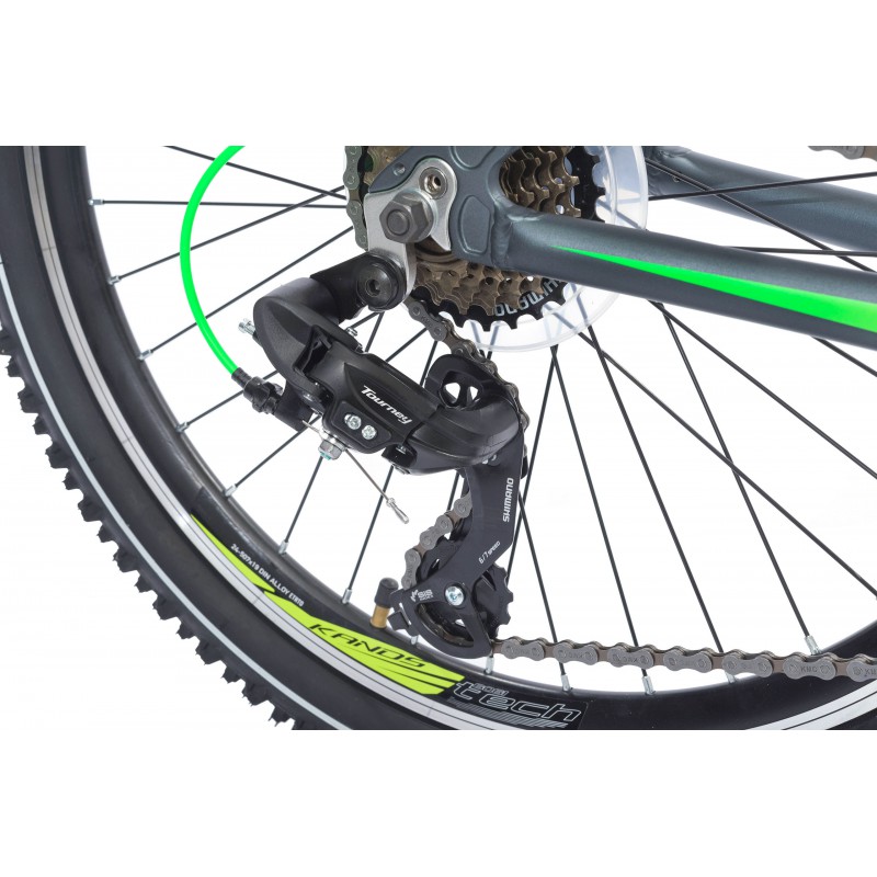 Rower 24 KANDS MASTER DUAL Tourney alum. 14,5 grafitzielony mat