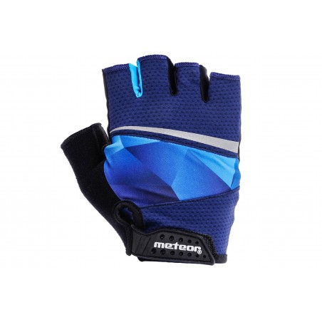 Rękawiczki rowerowe METEOR GX170 GEL S niebieskie