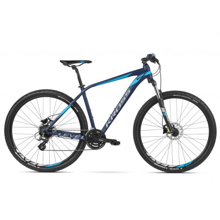 Rower 29 KROSS LEVEL 1.0 L granat-nieb-sreb mat 2020