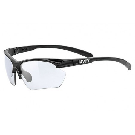 Okulary UVEX Sportstyle 802 V small - czarne fotochrom
