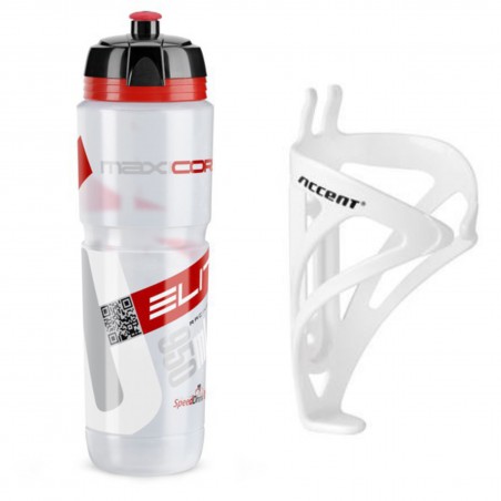ZESTAW BIDON 950ML ELITE MAXI + KOSZYK ACCENT NEO