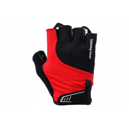 Rękawiczki rowerowe METEOR GXQ110 GEL XL czarno-czerwone