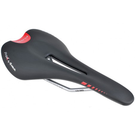 Siodełko VELO PROX VL-4378 Zone, FLOW ATOMS czarno-czerwone