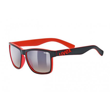 Okulary UVEX LGL 39 czarno-czerwony (zgaszony kolor)